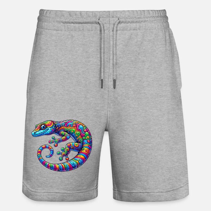 Gecko - Short de jogging bio TRAINER Stanley/Stella unisexe - gris chiné