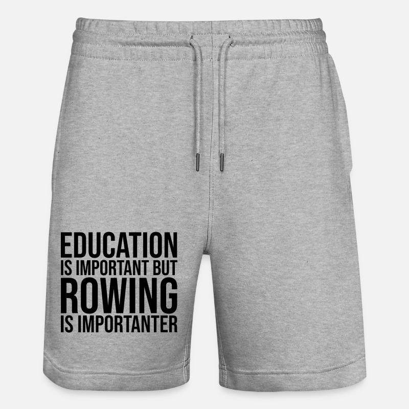 aviron - Short de jogging bio TRAINER Stanley/Stella unisexe - gris chiné