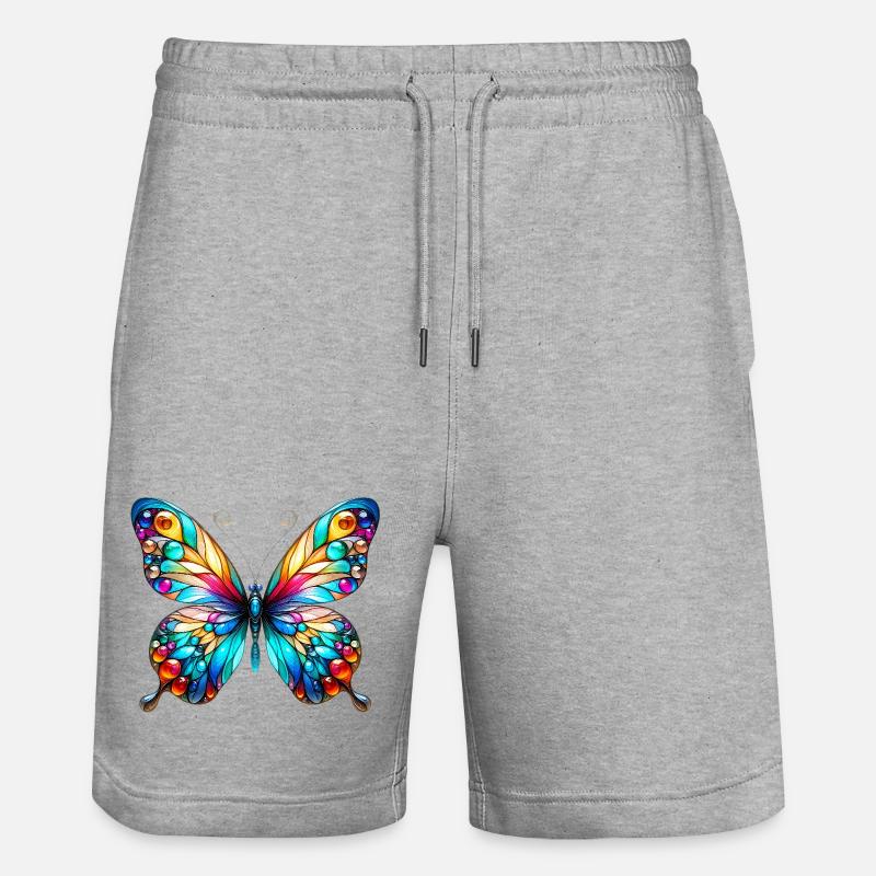 Papillon - Short de jogging bio TRAINER Stanley/Stella unisexe - gris chiné