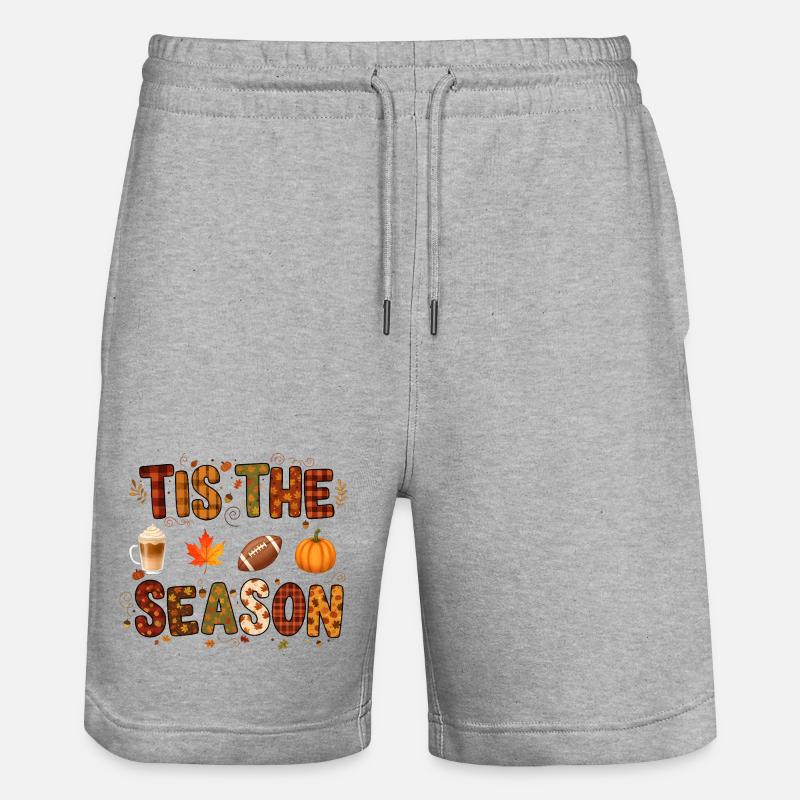 C’est la saison automnale - Short de jogging bio TRAINER Stanley/Stella unisexe - gris chiné