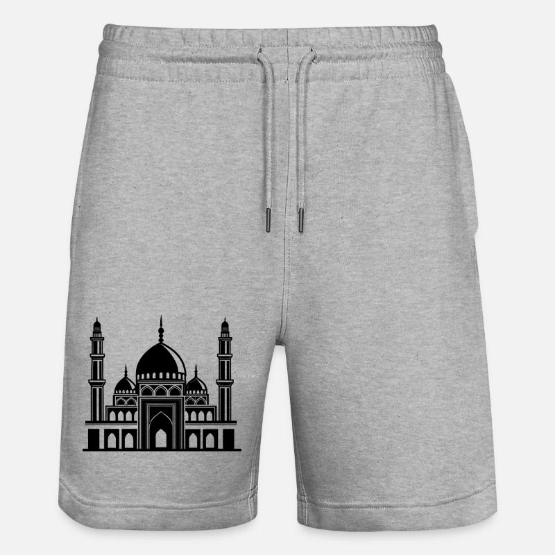 Mosquée - Short de jogging bio TRAINER Stanley/Stella unisexe - gris chiné