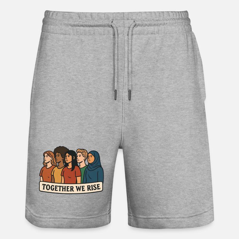 Se lever ensemble - Short de jogging bio TRAINER Stanley/Stella unisexe - gris chiné