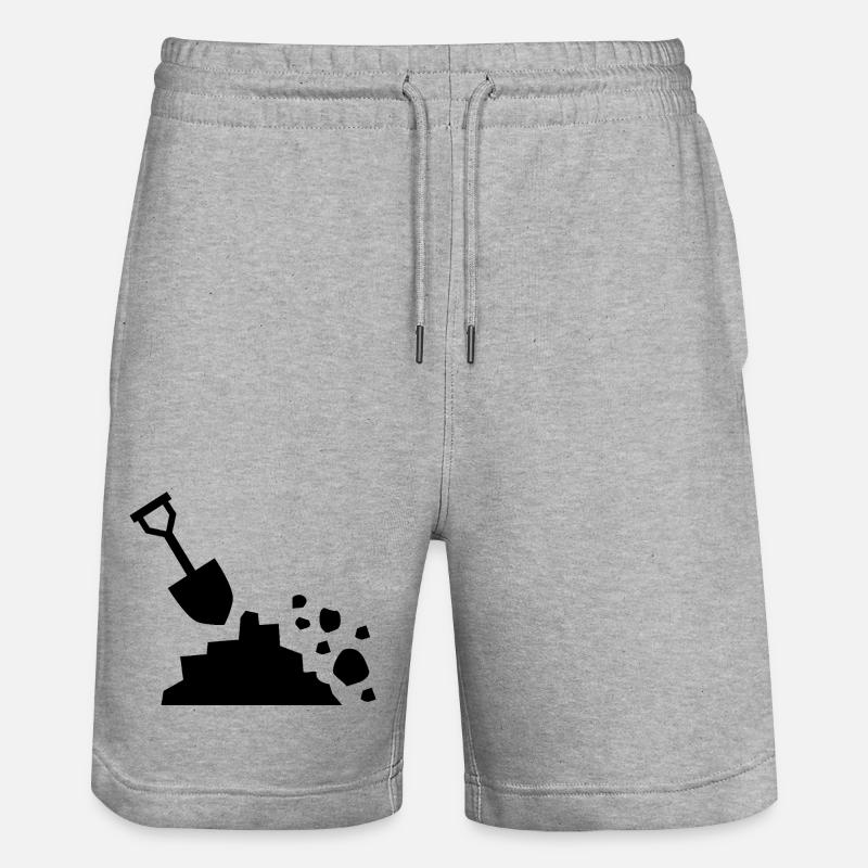Chantier - Short de jogging bio TRAINER Stanley/Stella unisexe - gris chiné