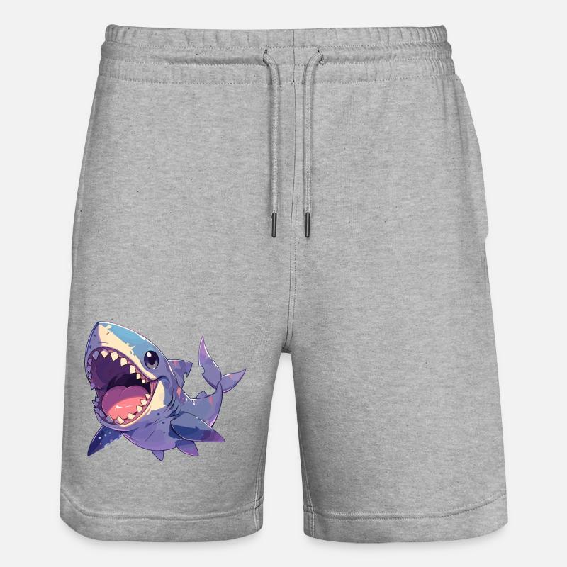 Requins Requin - Short de jogging bio TRAINER Stanley/Stella unisexe - gris chiné
