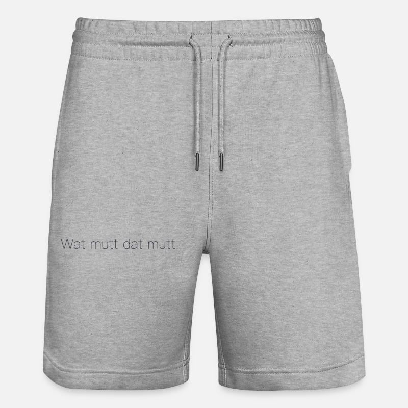 Ostfriesland - Stanley/Stella Unisex Bio Joggingshorts Trainer  - Grau meliert