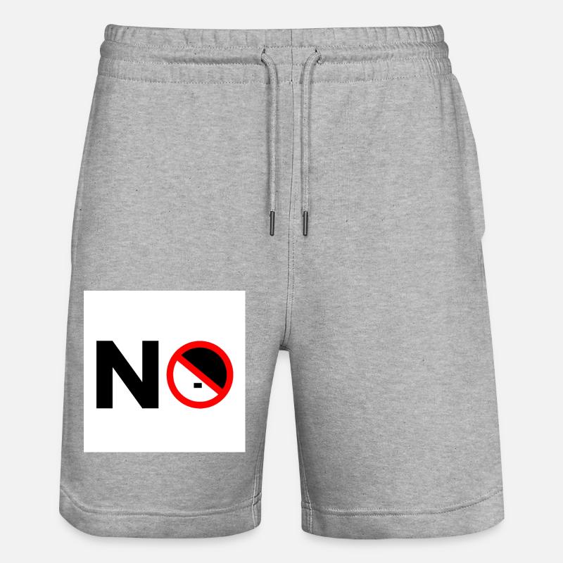 Gegen rechts - Stanley/Stella Unisex Bio Joggingshorts Trainer  - Grau meliert