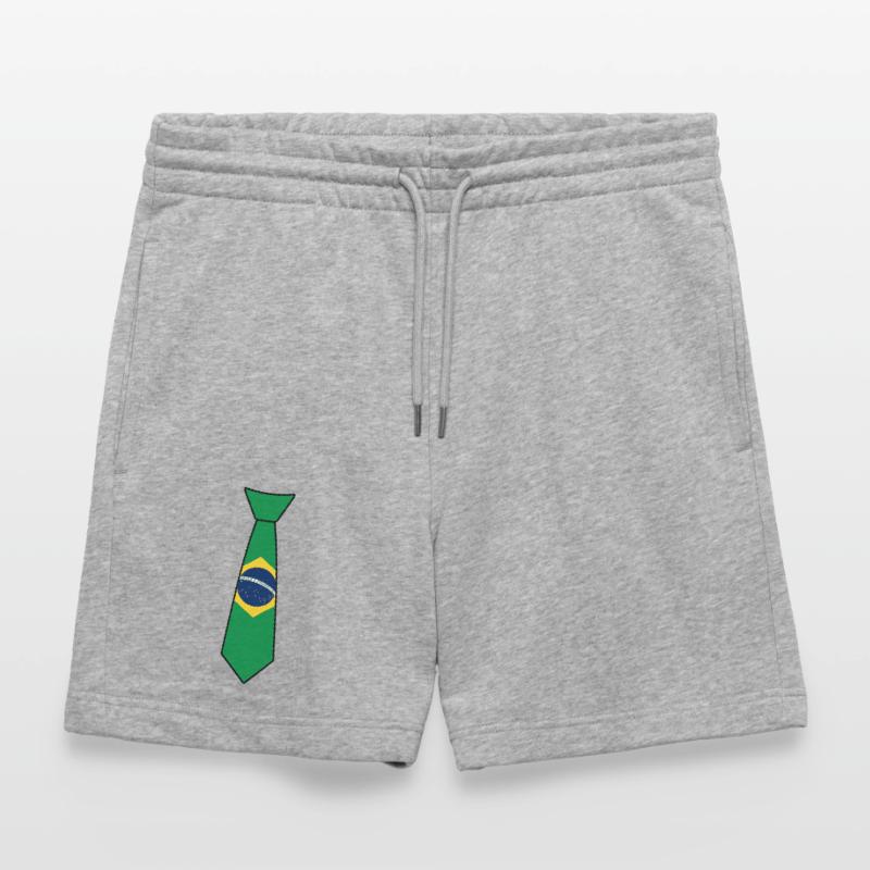 Cravate Brésil – Drapeau Short de jogging bio TRAINER Stanley/Stella unisexe