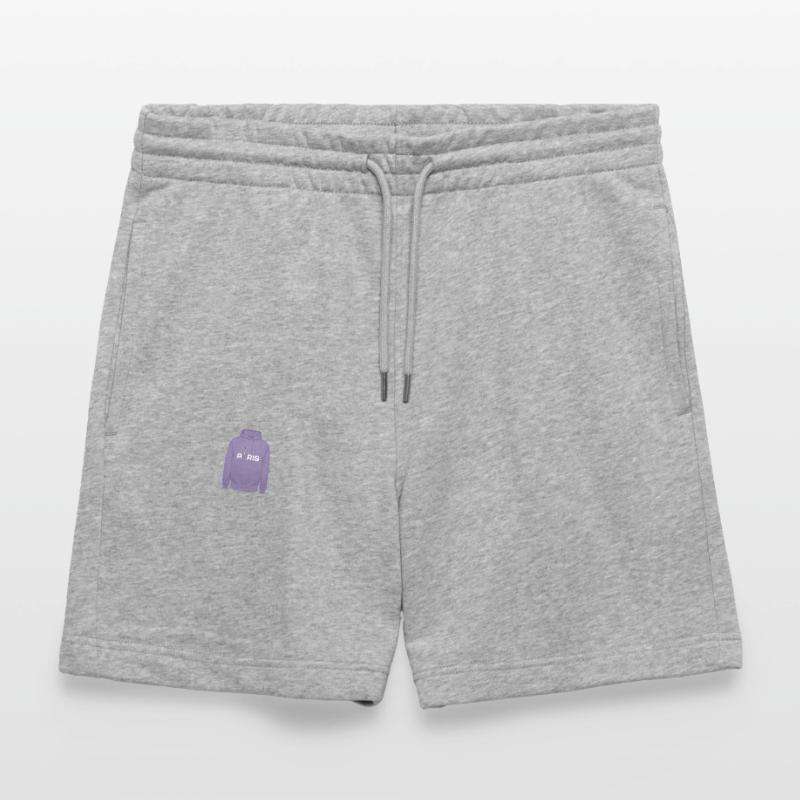 Paris Pullover Hoodie with Eiffel Tower Stanley/Stella Trainer Unisex Organic Jogging Shorts