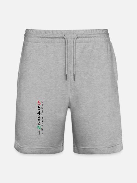 Gearbox motorcycle - Stanley/Stella Unisex Bio Joggingshorts Trainer - Grau meliert