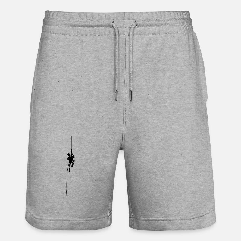 climbing - Short de jogging bio TRAINER Stanley/Stella unisexe - gris chiné