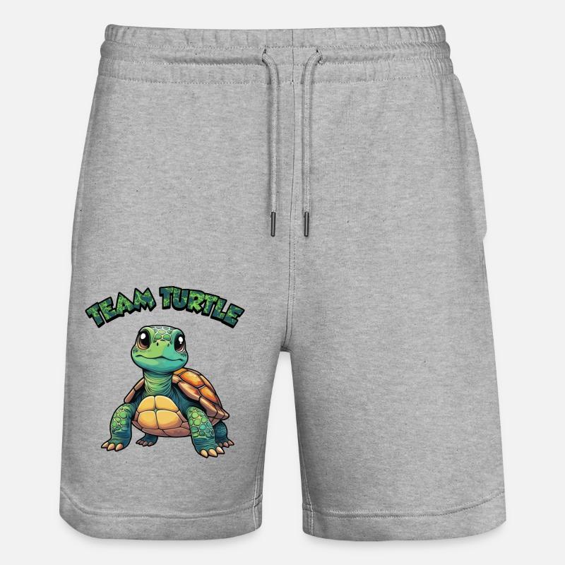 Équipe Tortue - Short de jogging bio TRAINER Stanley/Stella unisexe - gris chiné