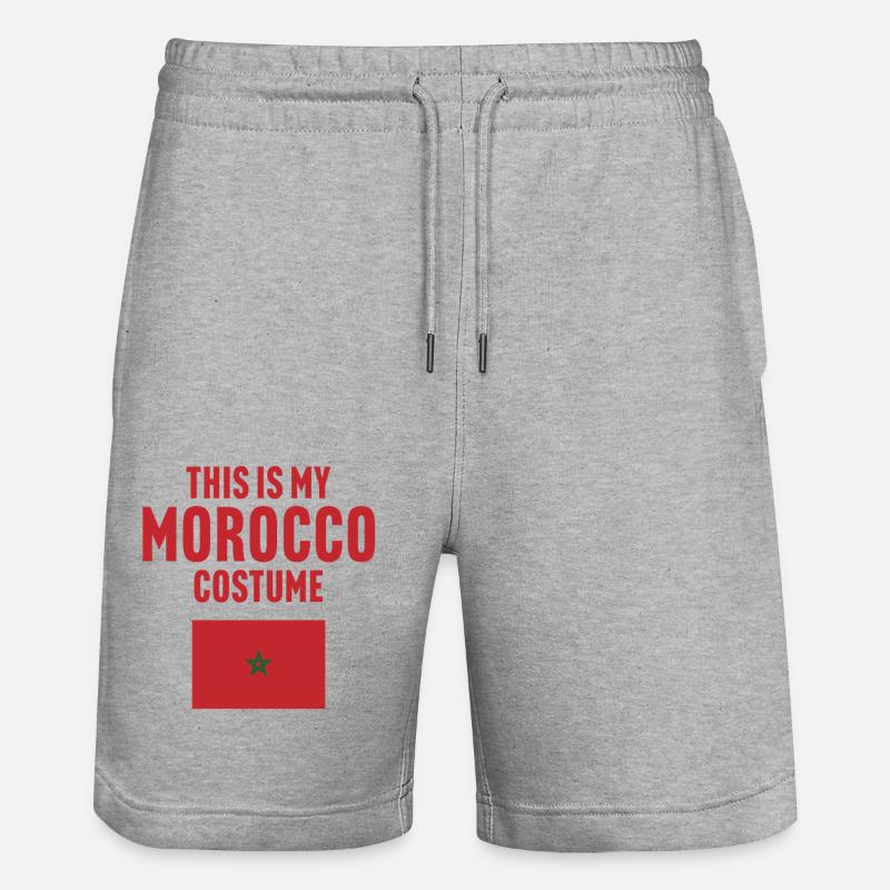 C’est mon costume de Maroc - Short de jogging bio TRAINER Stanley/Stella unisexe - gris chiné