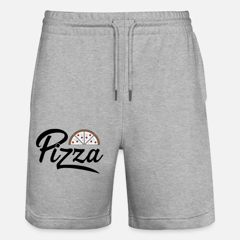 Pizza - Short de jogging bio TRAINER Stanley/Stella unisexe - gris chiné