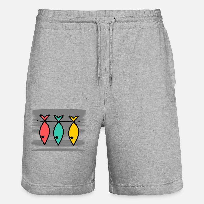RETRAITE. RETRAITE. RETRAITEE. RETRAITE - Short de jogging bio TRAINER Stanley/Stella unisexe - gris chiné