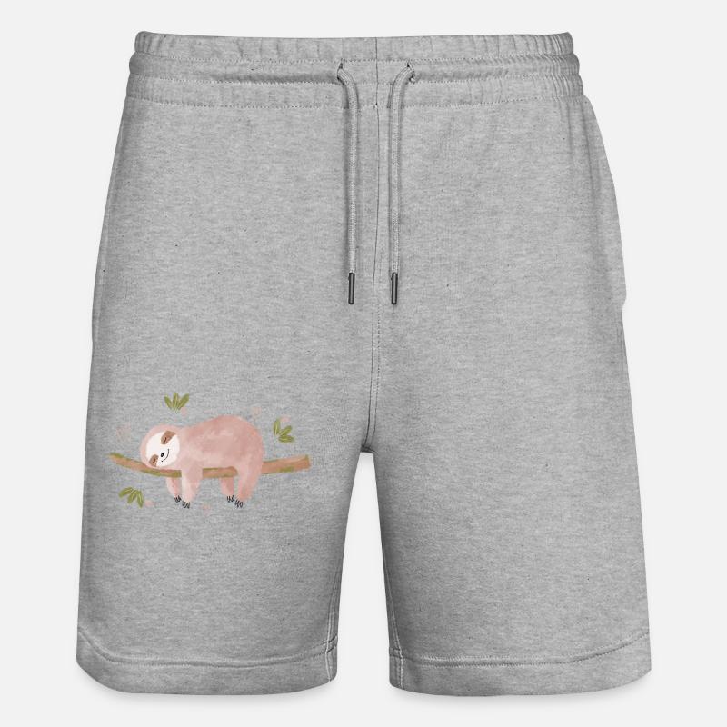 Dormir - Short de jogging bio TRAINER Stanley/Stella unisexe - gris chiné