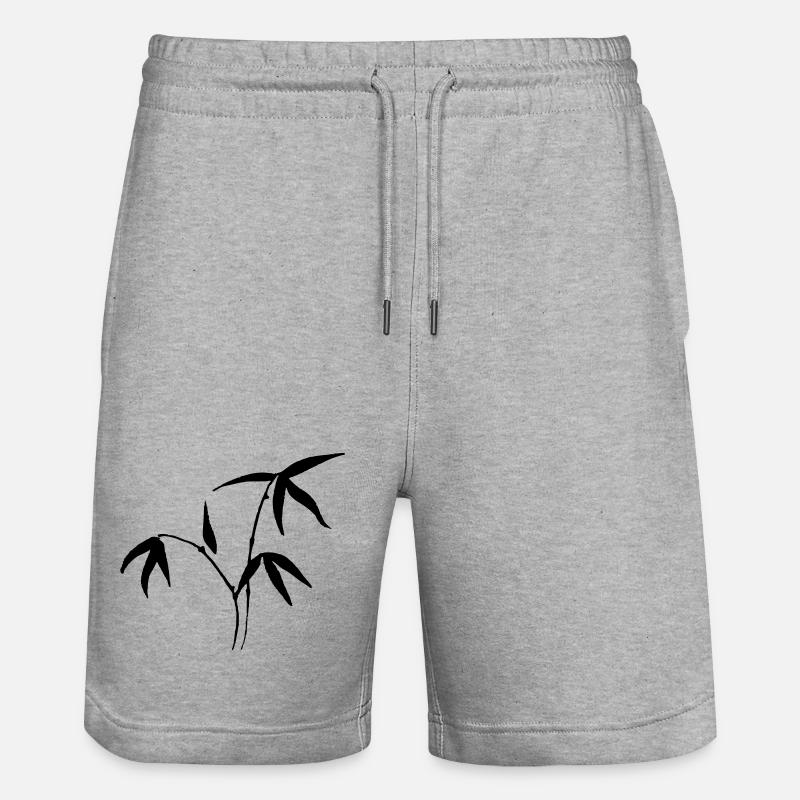 bambou - Short de jogging bio TRAINER Stanley/Stella unisexe - gris chiné