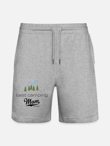 camper - Stanley/Stella Trainer Unisex Organic Jogging Shorts - heather grey