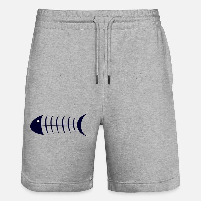 poisson - Short de jogging bio TRAINER Stanley/Stella unisexe - gris chiné