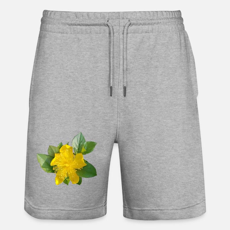 Karrie /Beauté dorée japonaise - Short de jogging bio TRAINER Stanley/Stella unisexe - gris chiné