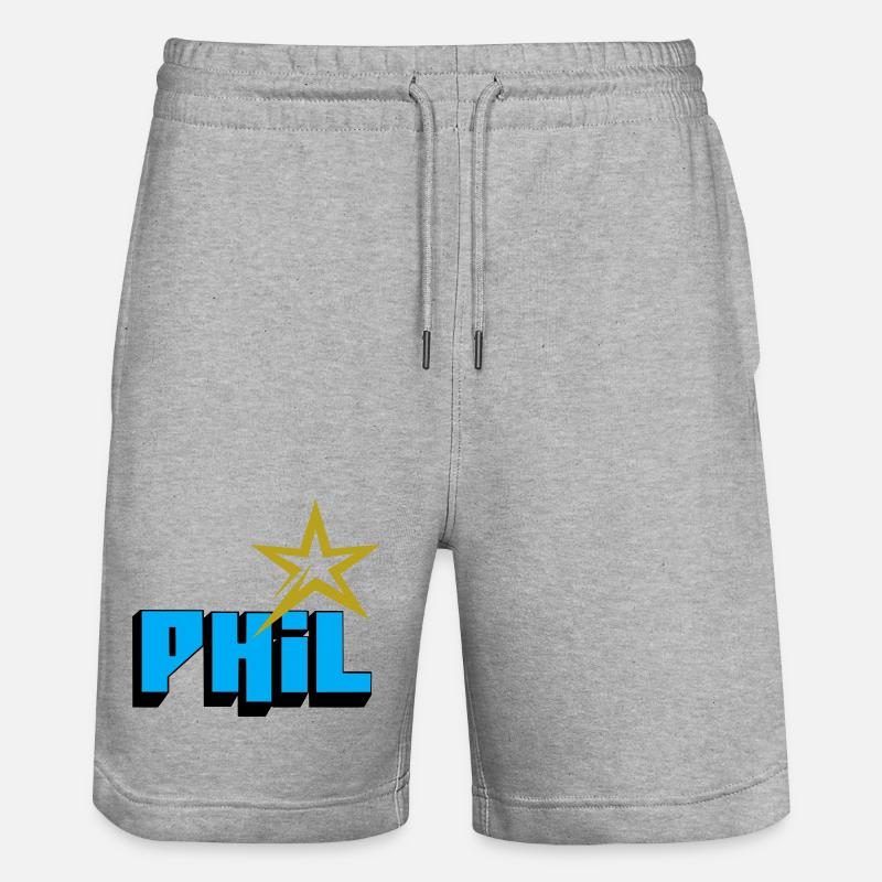 Phil - Short de jogging bio TRAINER Stanley/Stella unisexe - gris chiné