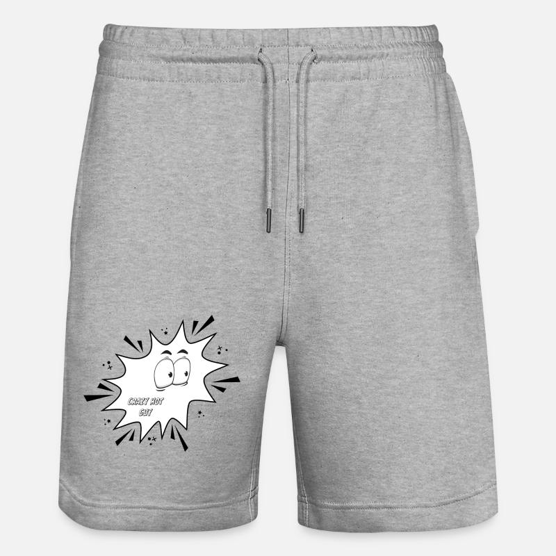 Fou Mec Chaud - Short de jogging bio TRAINER Stanley/Stella unisexe - gris chiné