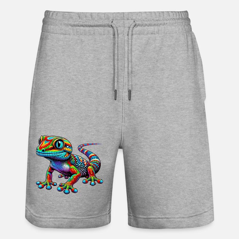 Gecko - Short de jogging bio TRAINER Stanley/Stella unisexe - gris chiné