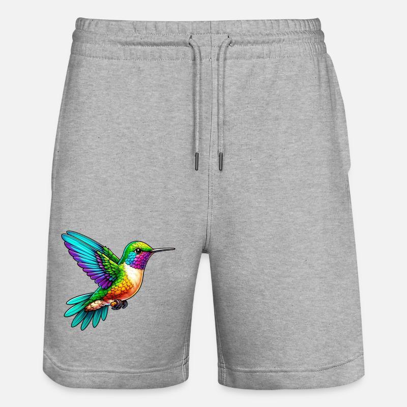 Colibri - Short de jogging bio TRAINER Stanley/Stella unisexe - gris chiné