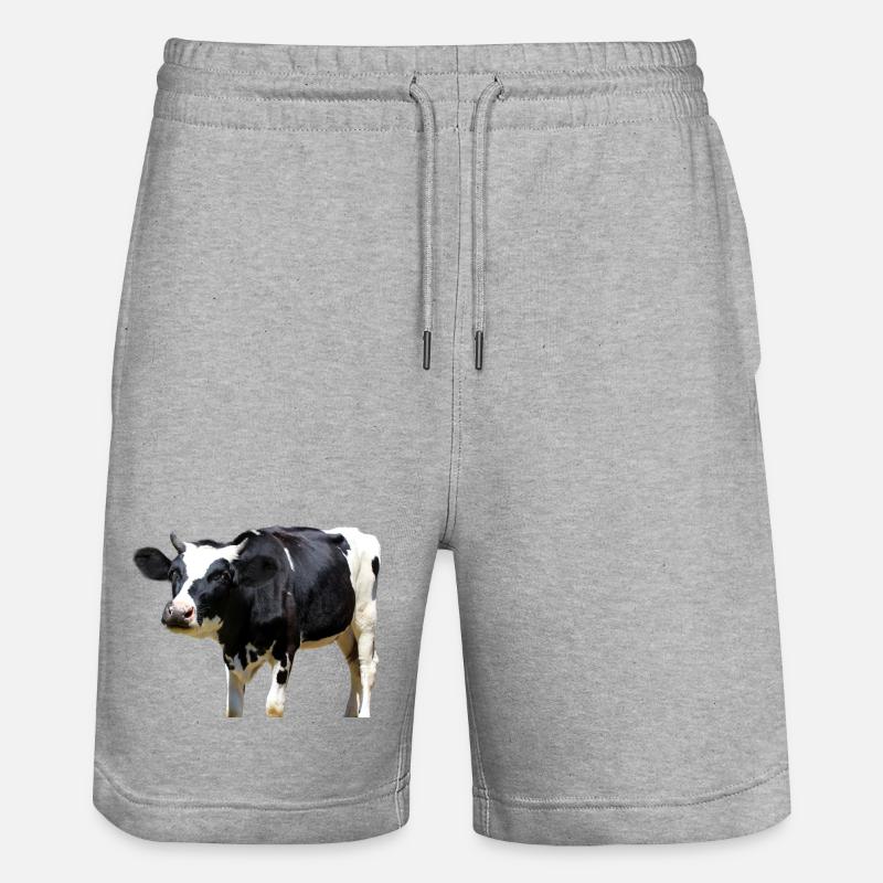 Vache - Short de jogging bio TRAINER Stanley/Stella unisexe - gris chiné