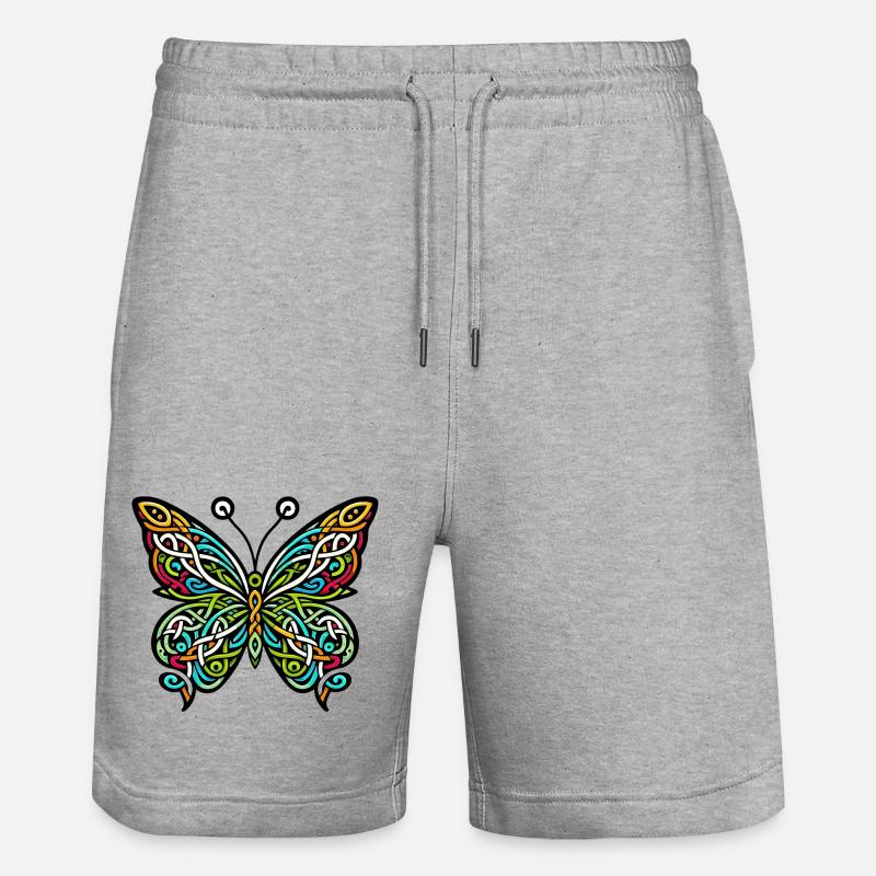 Papillon - Short de jogging bio TRAINER Stanley/Stella unisexe - gris chiné