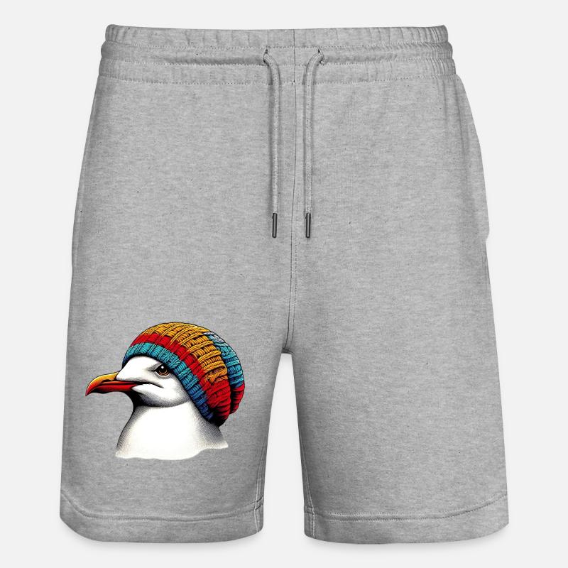 Mouette - Short de jogging bio TRAINER Stanley/Stella unisexe - gris chiné