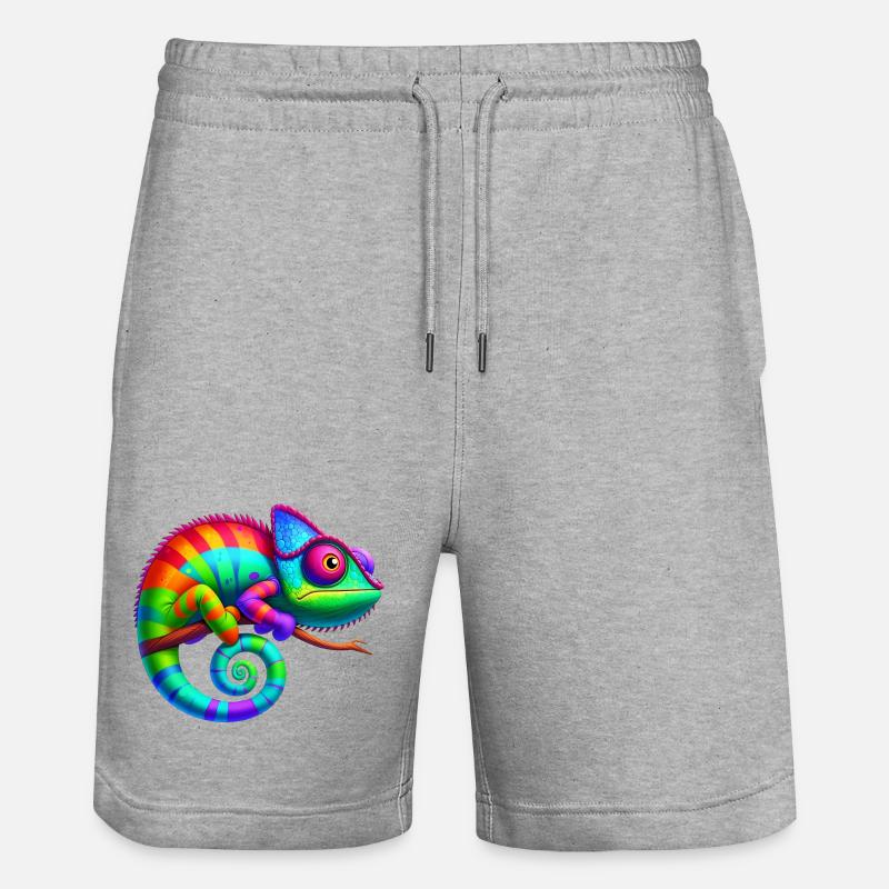 Caméléon - Short de jogging bio TRAINER Stanley/Stella unisexe - gris chiné