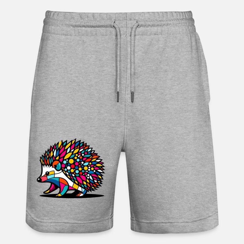 Hérisson - Short de jogging bio TRAINER Stanley/Stella unisexe - gris chiné