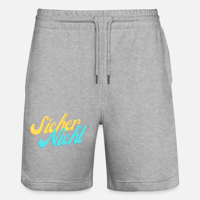 Certainement pas. - Short de jogging bio TRAINER Stanley/Stella unisexe - gris chiné