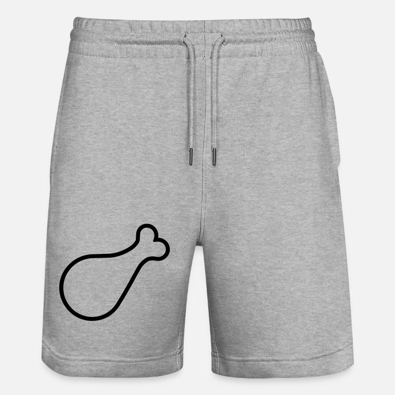 cuisse de poulet - Short de jogging bio TRAINER Stanley/Stella unisexe - gris chiné