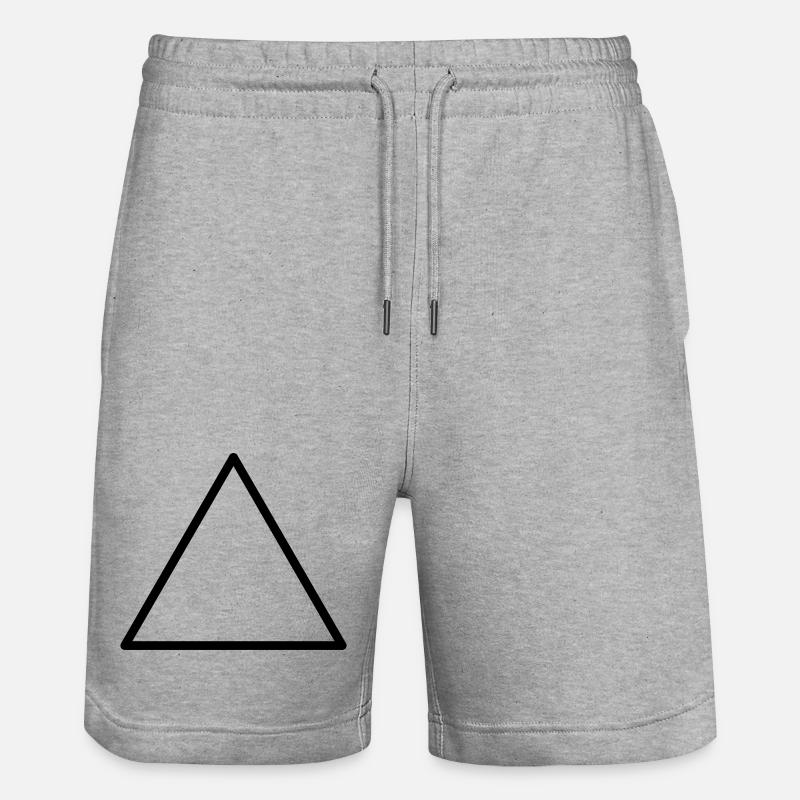 Triangle - Short de jogging bio TRAINER Stanley/Stella unisexe - gris chiné