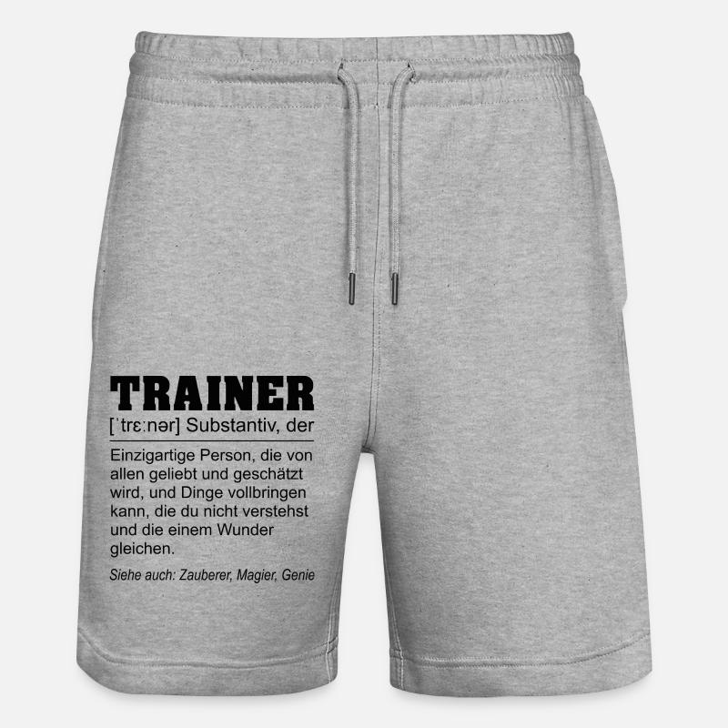 Trainer Definition - Stanley/Stella Unisex Bio Joggingshorts Trainer  - Grau meliert