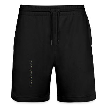 Tanga - Short de jogging bio TRAINER Stanley/Stella unisexe - noir - Devant - Nik (191cm) & Marisol (170cm)