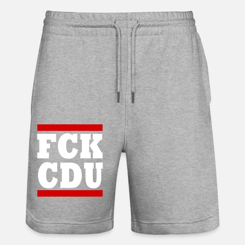 cdu - Short de jogging bio TRAINER Stanley/Stella unisexe - gris chiné