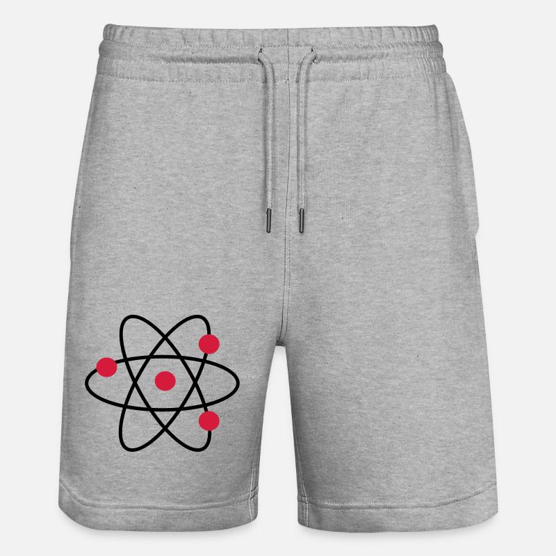 Atom - Stanley/Stella Unisex Bio Joggingshorts Trainer  - Grau meliert