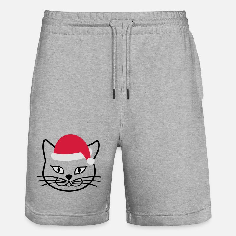 Nikolaus Kitteh - Stanley/Stella Unisex Bio Joggingshorts Trainer  - Grau meliert