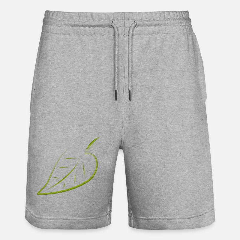 feuille - Short de jogging bio TRAINER Stanley/Stella unisexe - gris chiné