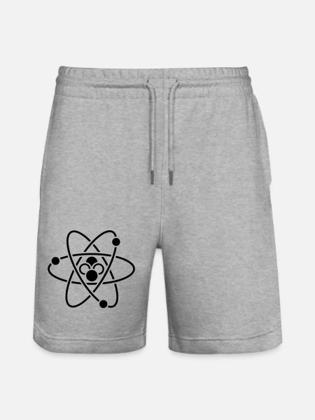 sience atom wissenschaft - Stanley/Stella Unisex Bio Joggingshorts Trainer - Grau meliert