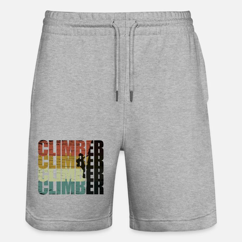 Grimpeur - Short de jogging bio TRAINER Stanley/Stella unisexe - gris chiné