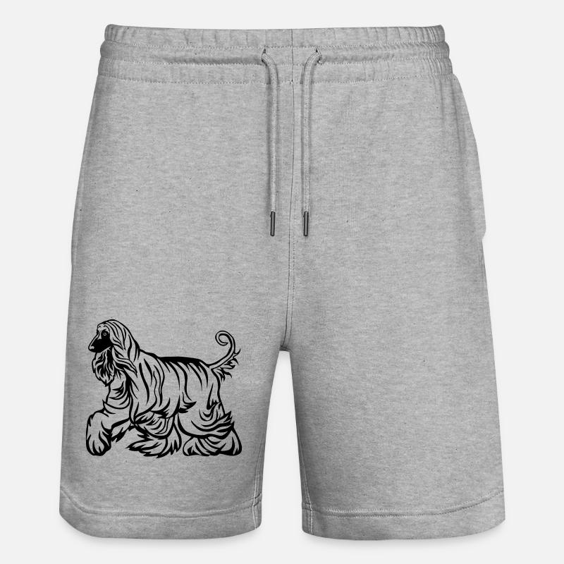 Afghan - Short de jogging bio TRAINER Stanley/Stella unisexe - gris chiné