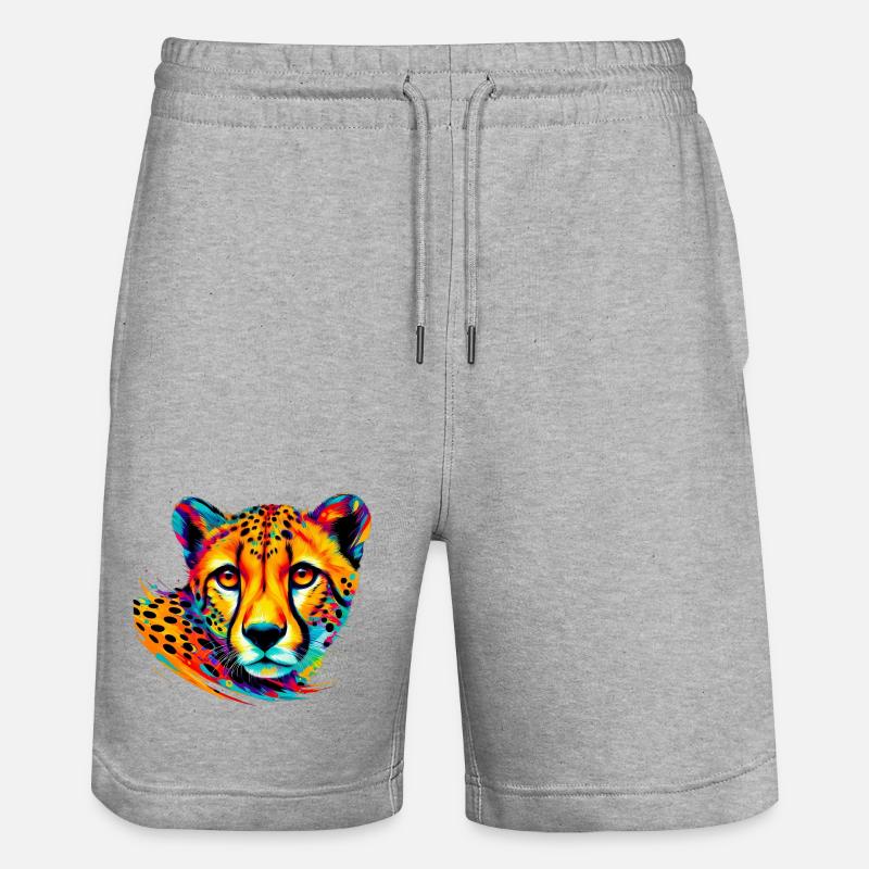 Gepard - Stanley/Stella Unisex Bio Joggingshorts Trainer  - Grau meliert