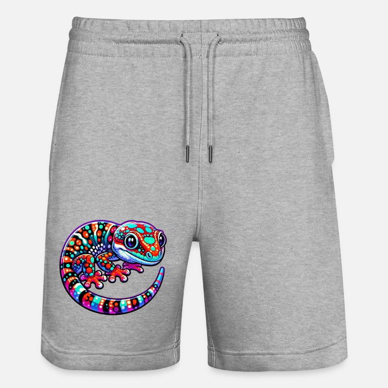 Gecko - Short de jogging bio TRAINER Stanley/Stella unisexe - gris chiné