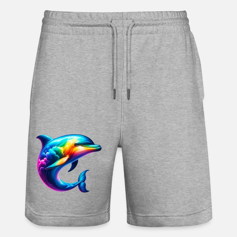 Dauphin - Short de jogging bio TRAINER Stanley/Stella unisexe - gris chiné