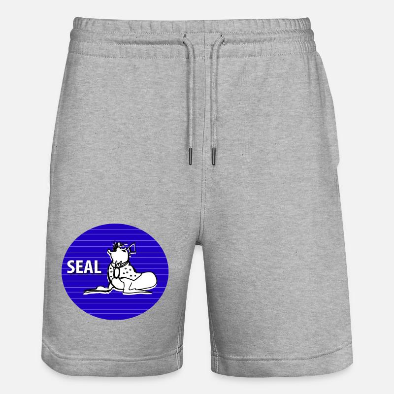 Phoque - Short de jogging bio TRAINER Stanley/Stella unisexe - gris chiné