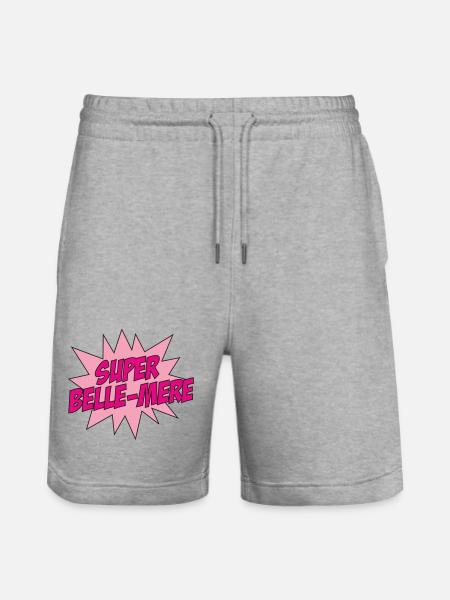 Super Belle-Mère / Fête des Mères - Short de jogging bio TRAINER Stanley/Stella unisexe - gris chiné