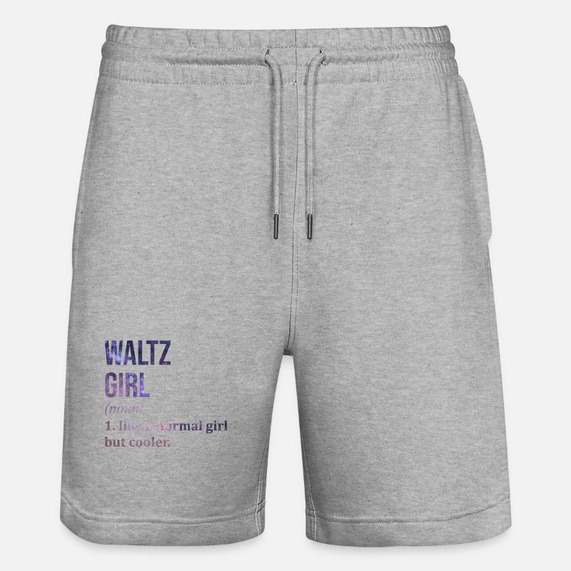 Valse - Short de jogging bio TRAINER Stanley/Stella unisexe - gris chiné